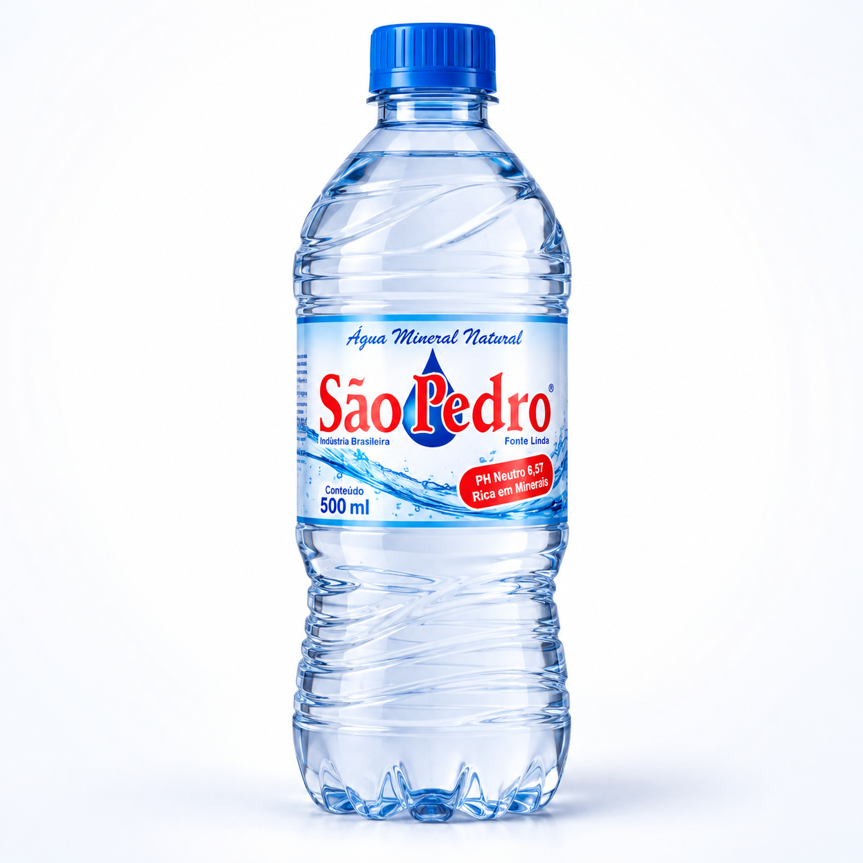 Garrafinha de água mineral São Pedro de 500 ml